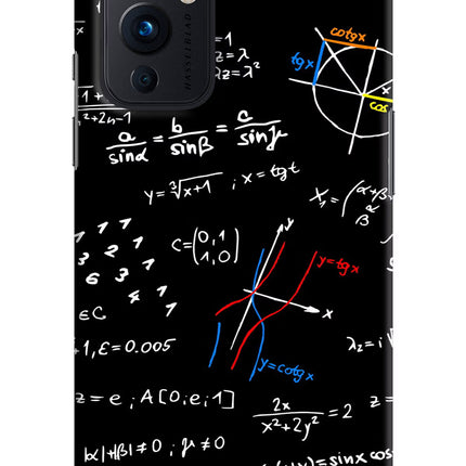 Mathematics Formula Oneplus 9 Hard Case Back Cover by Casekaro
