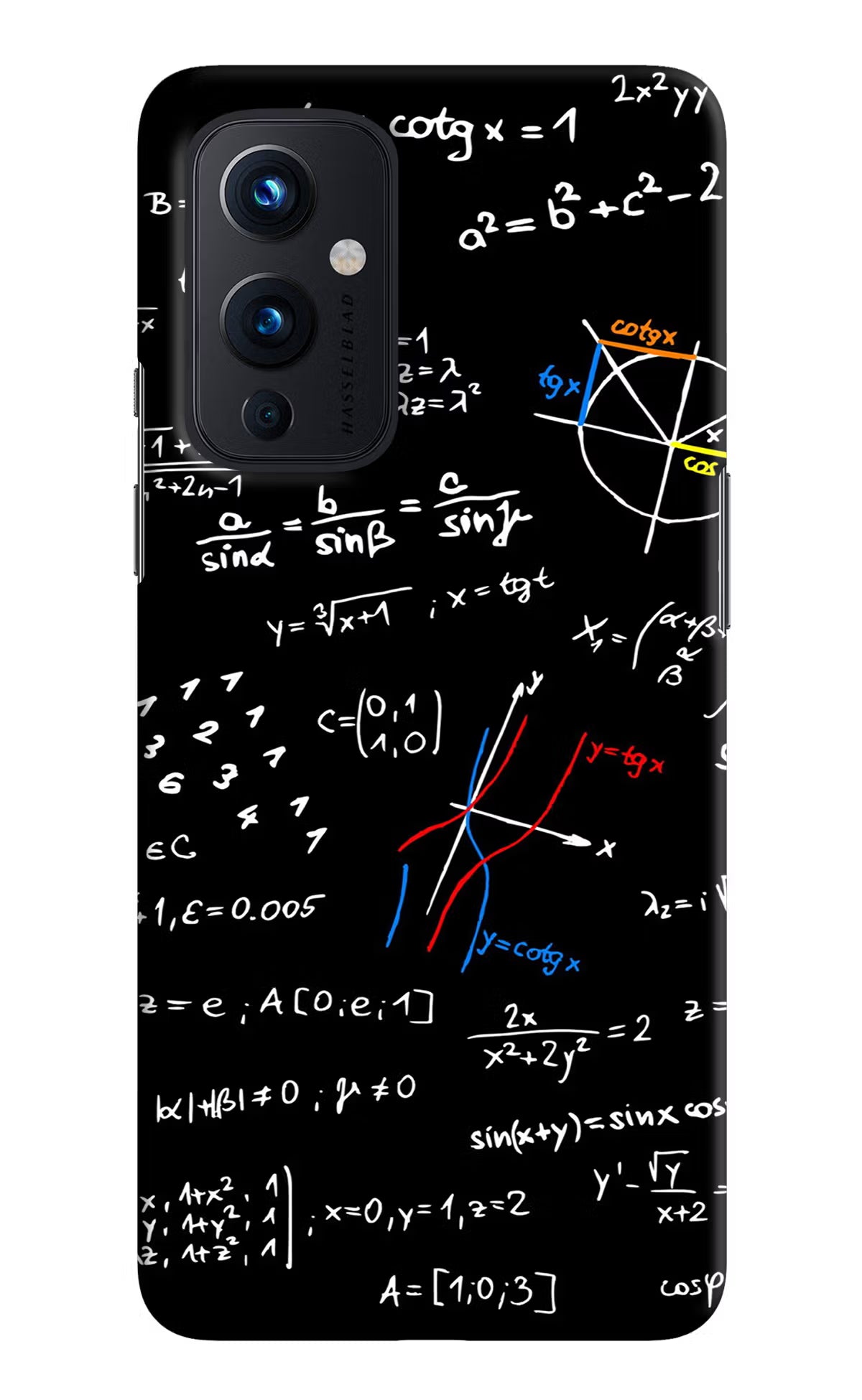 Mathematics Formula Oneplus 9 Hard Case Back Cover by Casekaro