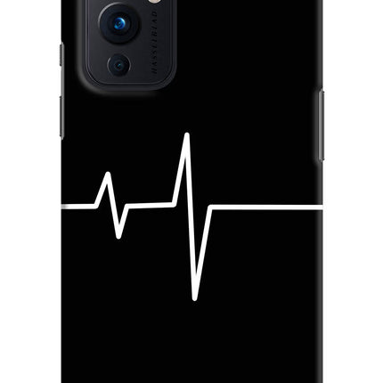 Heart Beats Oneplus 9 Hard Case Back Cover by Casekaro