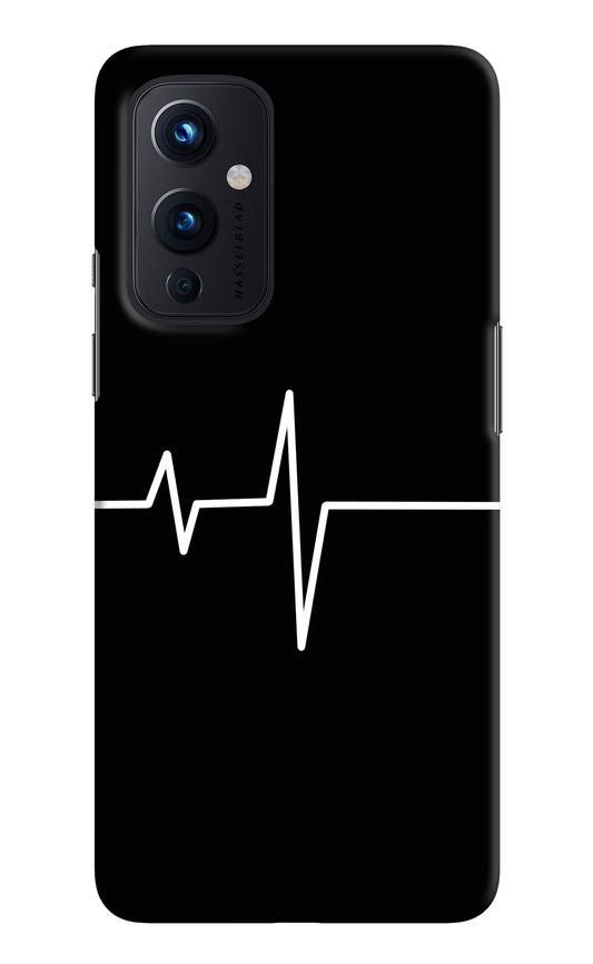 Heart Beats Oneplus 9 Hard Case Back Cover by Casekaro
