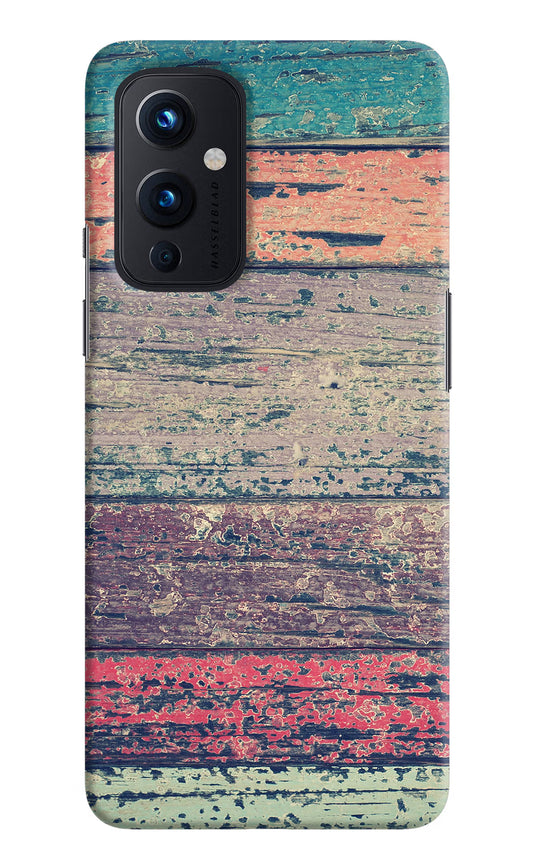 Colourful Wall Oneplus 9 Hard Case Back Cover by Casekaro