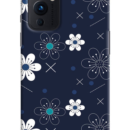 Flowers Oneplus 9 Hard Case Back Cover by Casekaro