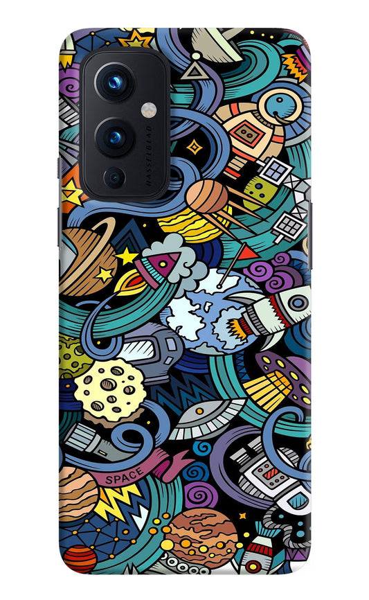 Space Abstract Oneplus 9 Hard Case Back Cover by Casekaro