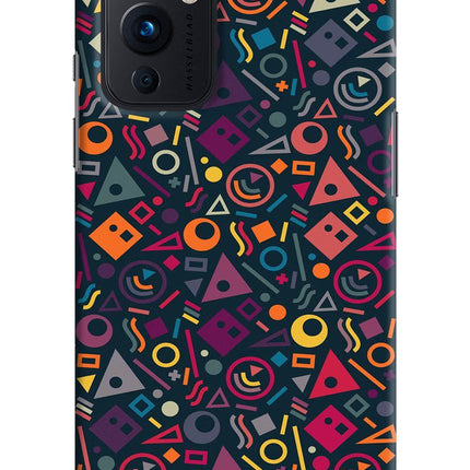 Geometric Abstract Oneplus 9 Hard Case Back Cover by Casekaro