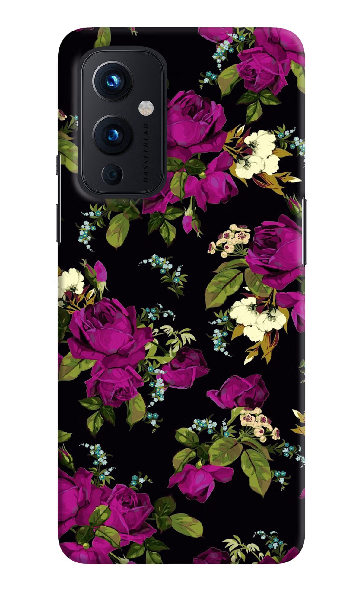 Flowers Oneplus 9 Hard Case Back Cover by Casekaro
