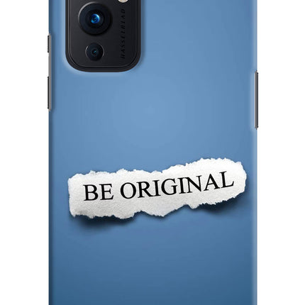 Be Original Oneplus 9 Hard Case Back Cover by Casekaro