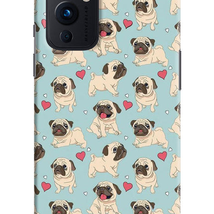 Pug Dog Oneplus 9 Hard Case Back Cover by Casekaro