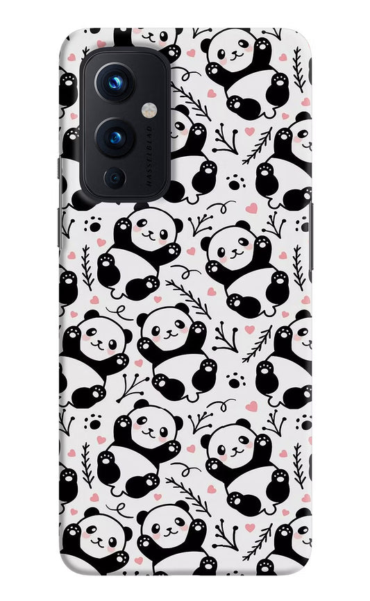 Cute Panda Oneplus 9 Hard Case Back Cover by Casekaro