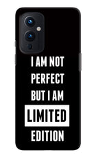 I Am Not Perfect But I Am Limited Edition Oneplus 9 Hard Case Back Cover by Casekaro