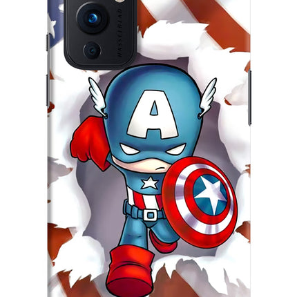 Captain America Oneplus 9 Hard Case Back Cover by Casekaro