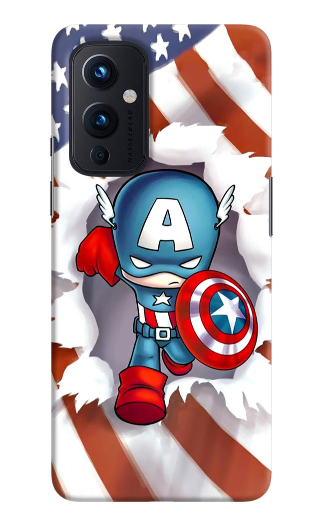 Captain America Oneplus 9 Hard Case Back Cover by Casekaro