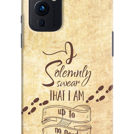 I Solemnly swear that i up to no good Oneplus 9 Hard Case Back Cover by Casekaro