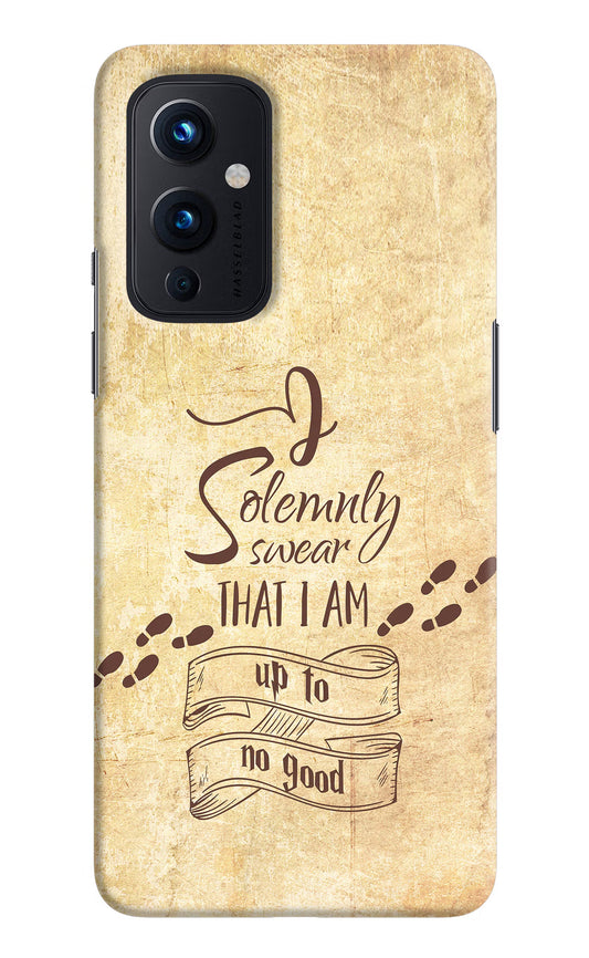 I Solemnly swear that i up to no good Oneplus 9 Hard Case Back Cover by Casekaro