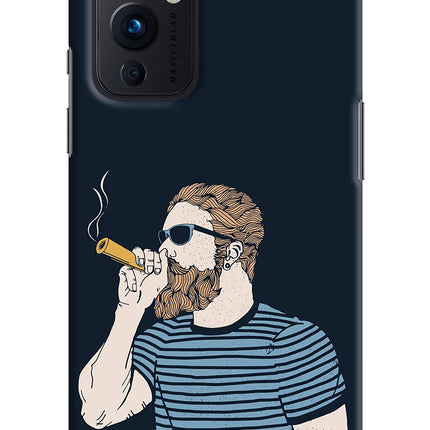 Smoking Oneplus 9 Hard Case Back Cover by Casekaro