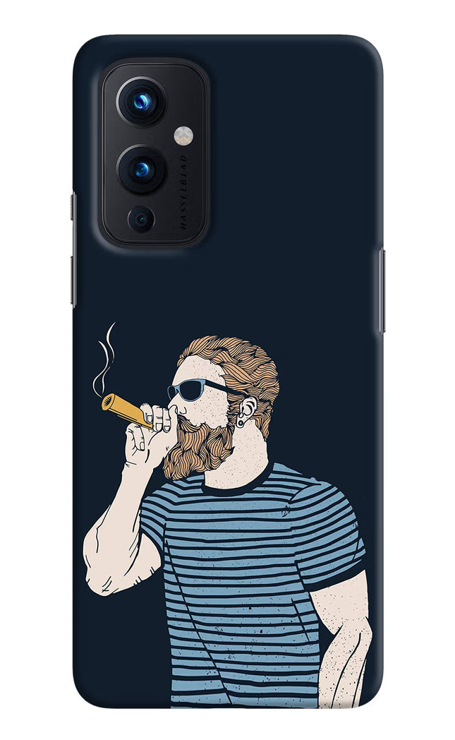Smoking Oneplus 9 Hard Case Back Cover by Casekaro