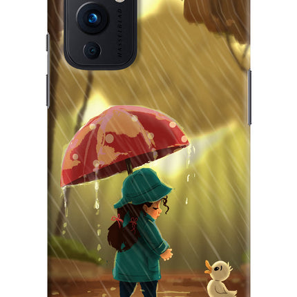 Rainy Day Oneplus 9 Hard Case Back Cover by Casekaro