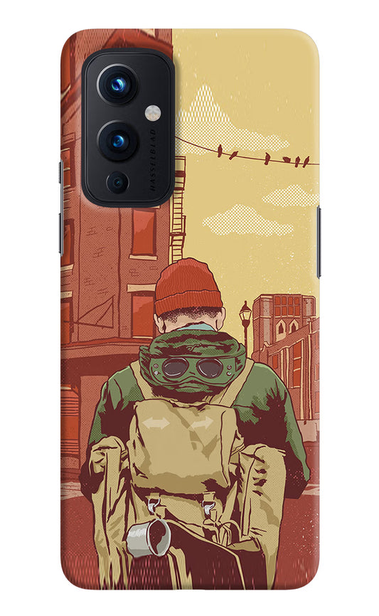 Adventurous Oneplus 9 Hard Case Back Cover by Casekaro