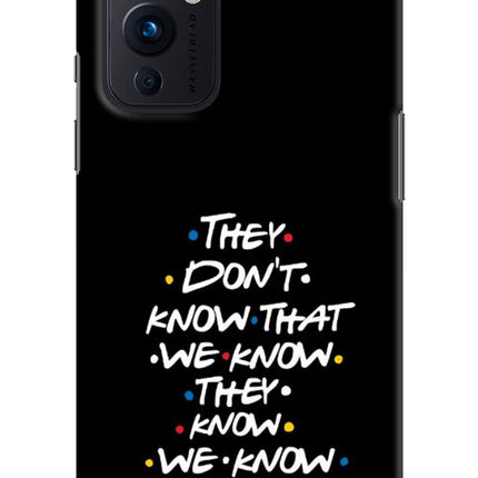 FRIENDS Dialogue Oneplus 9 Hard Case Back Cover by Casekaro