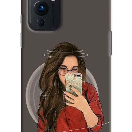 Selfie Queen Oneplus 9 Hard Case Back Cover by Casekaro