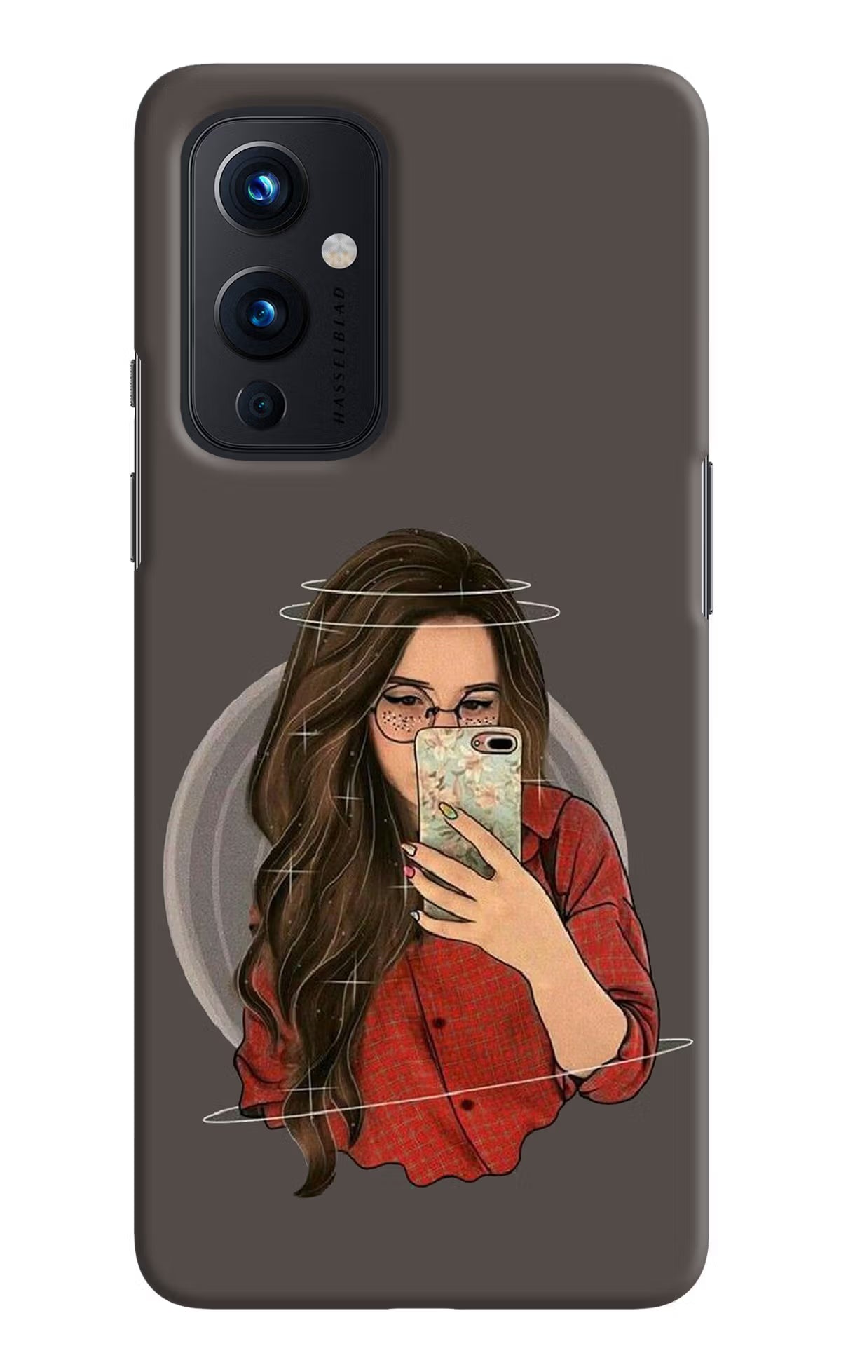 Selfie Queen Oneplus 9 Hard Case Back Cover by Casekaro