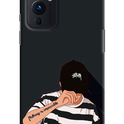 Aesthetic Boy Oneplus 9 Hard Case Back Cover by Casekaro