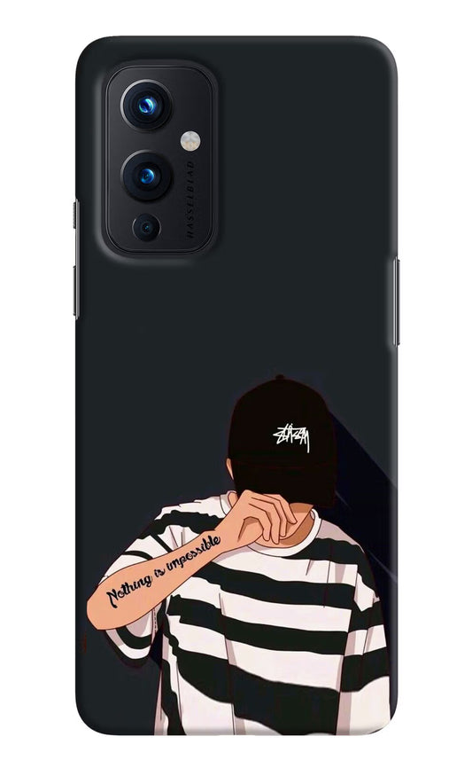 Aesthetic Boy Oneplus 9 Hard Case Back Cover by Casekaro
