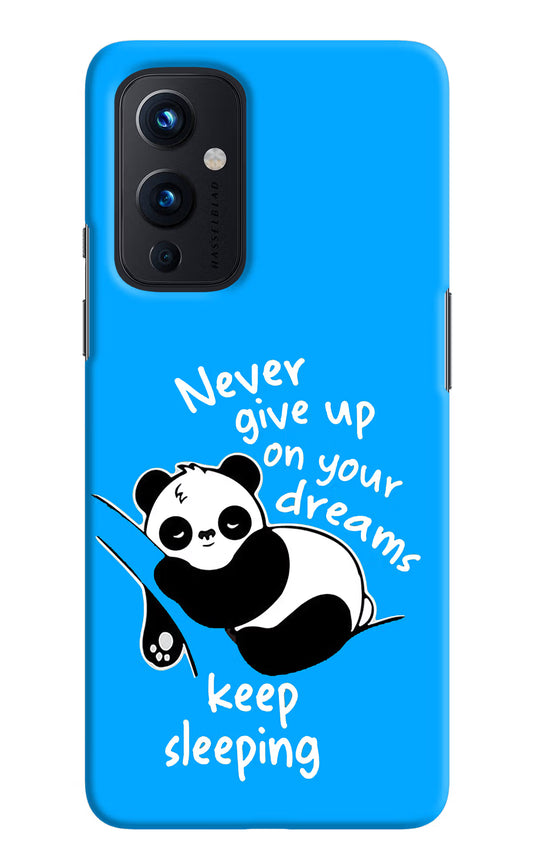 Keep Sleeping Oneplus 9 Hard Case Back Cover by Casekaro
