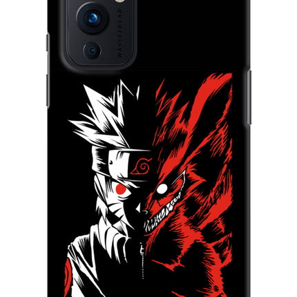 Naruto Two Face Oneplus 9 Hard Case Back Cover by Casekaro