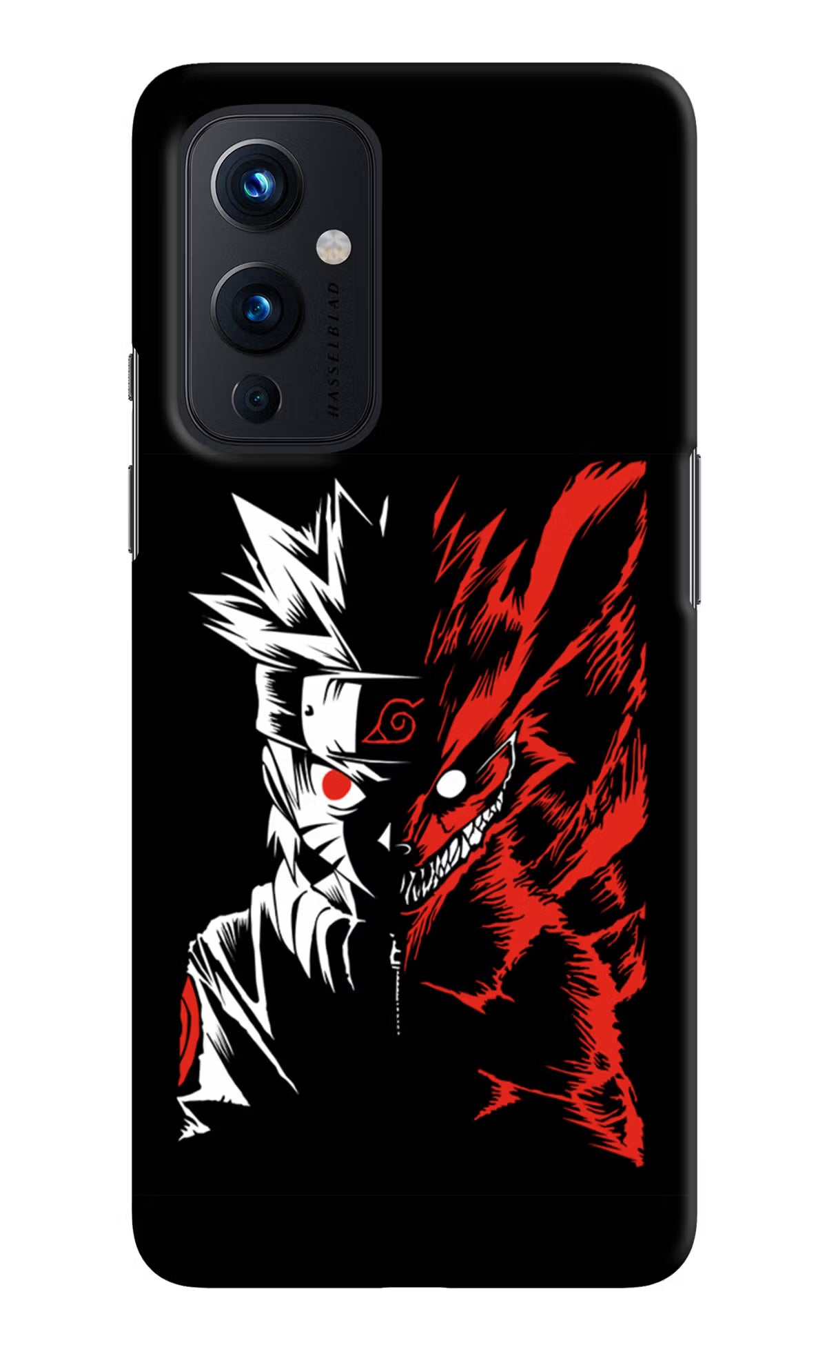 Naruto Two Face Oneplus 9 Hard Case Back Cover by Casekaro