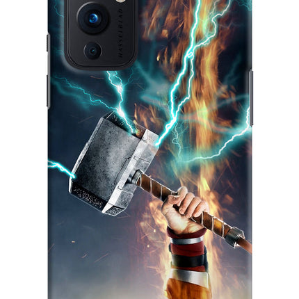 Thor Hammer Mjolnir Oneplus 9 Hard Case Back Cover by Casekaro
