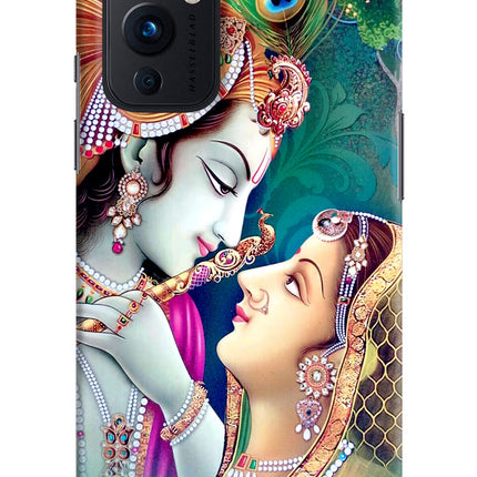 Lord Radha Krishna Oneplus 9 Hard Case Back Cover by Casekaro