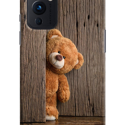 Teddy Wooden Oneplus 9 Hard Case Back Cover by Casekaro