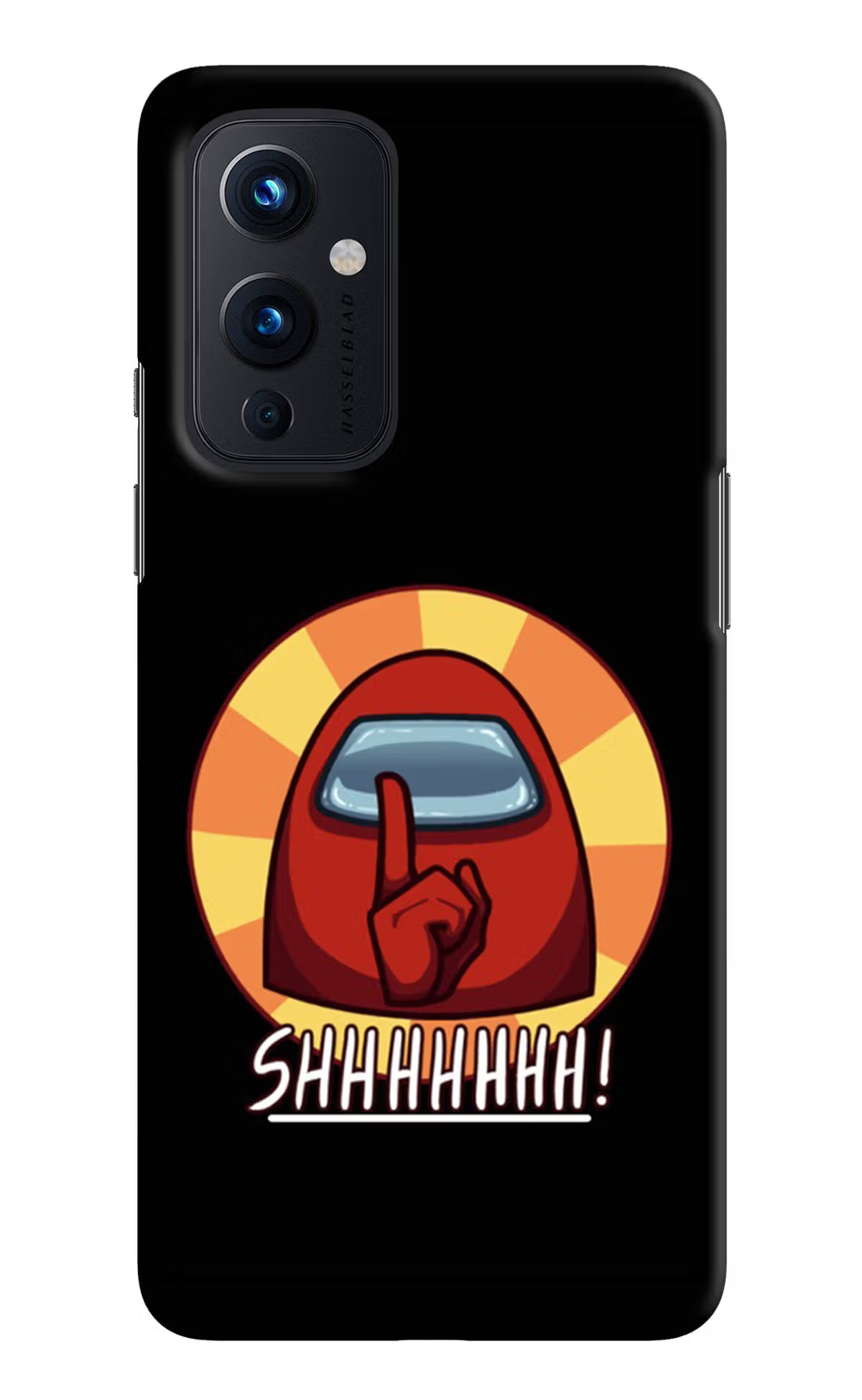Among Us Shhh! Oneplus 9 Hard Case Back Cover by Casekaro