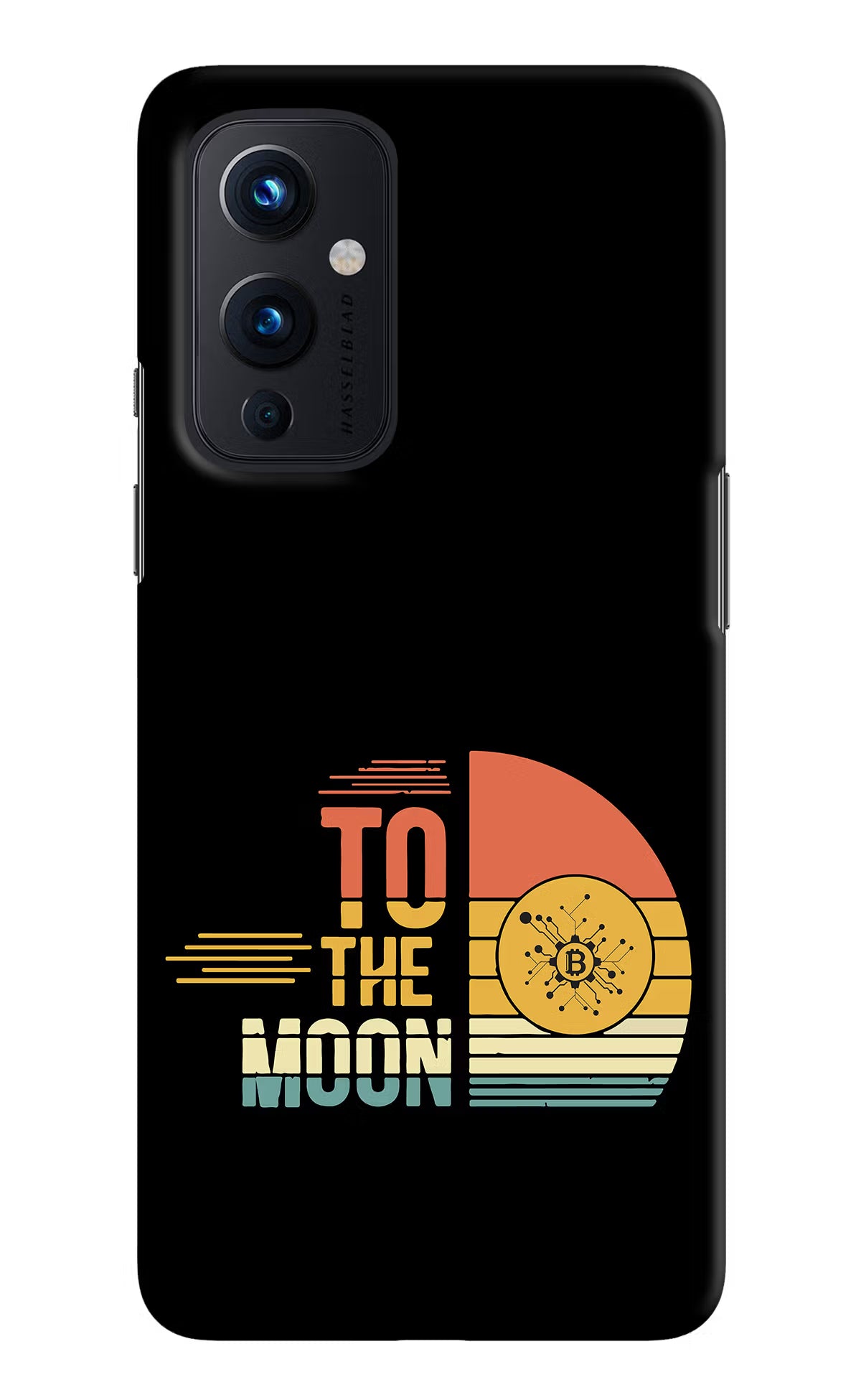 To the Moon Oneplus 9 Hard Case Back Cover by Casekaro