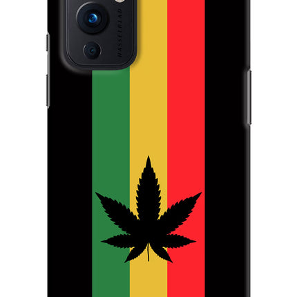 Weed Flag Oneplus 9 Hard Case Back Cover by Casekaro