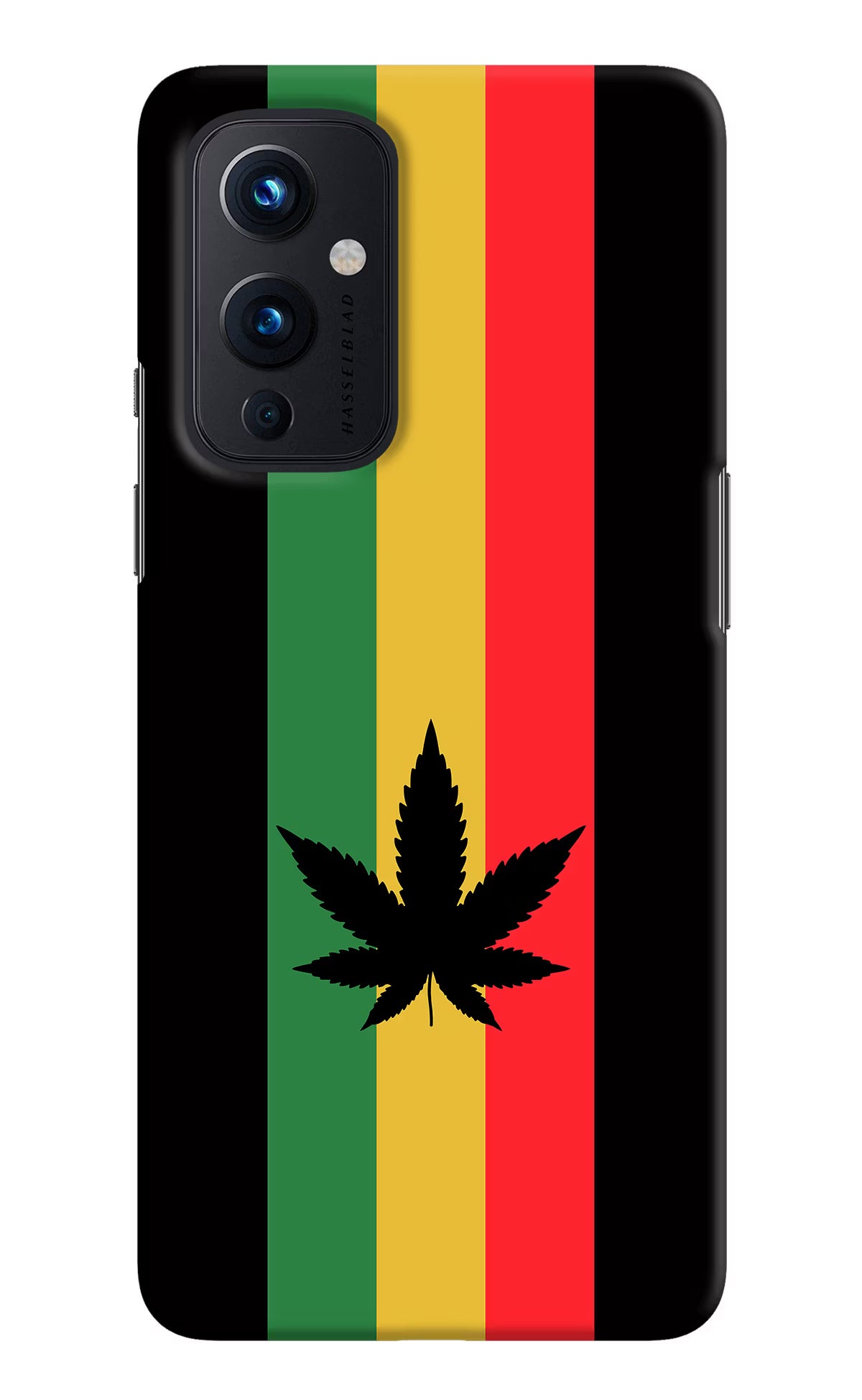 Weed Flag Oneplus 9 Hard Case Back Cover by Casekaro