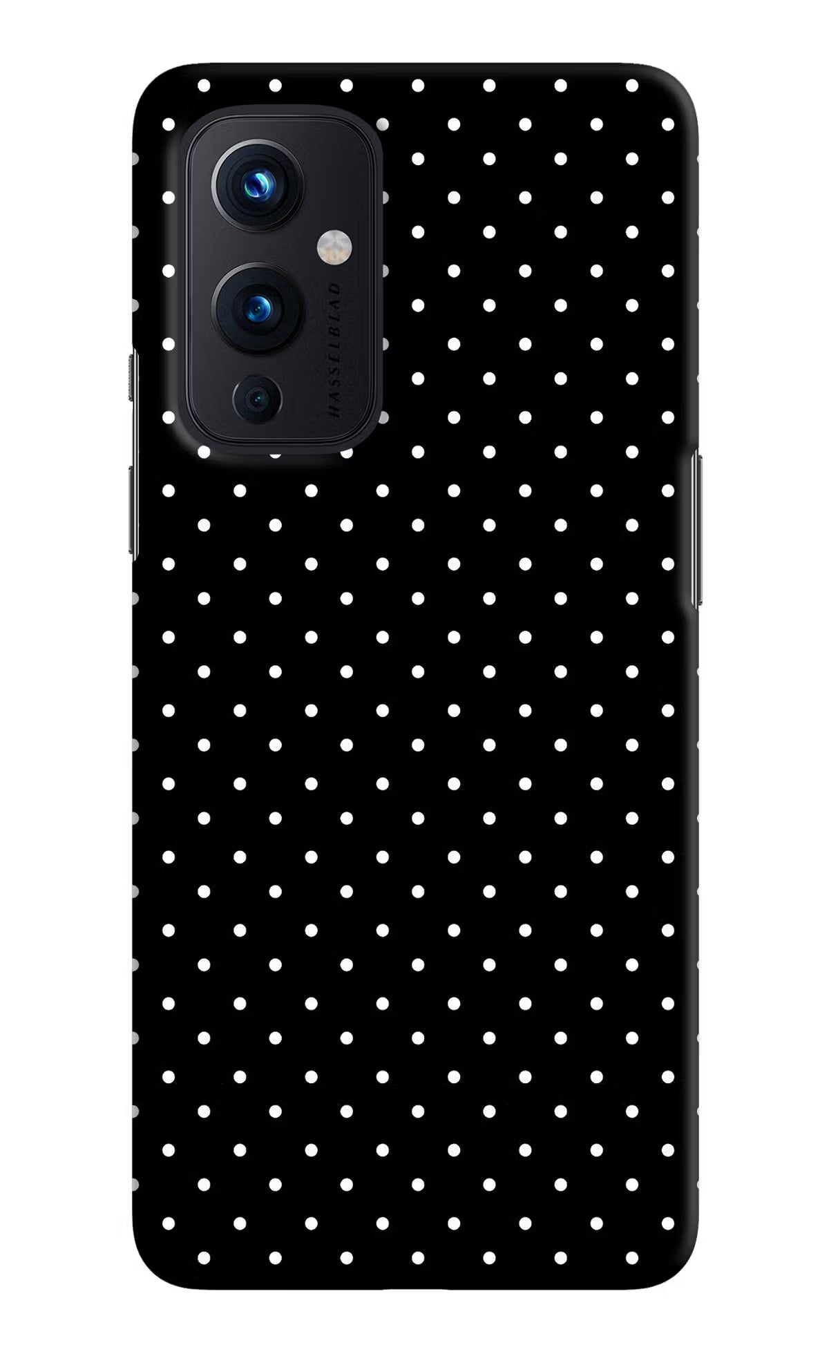 White Dots Oneplus 9 Hard Case Back Cover by Casekaro