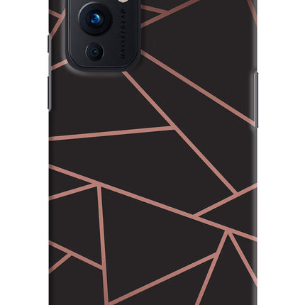 Geometric Pattern Oneplus 9 Hard Case Back Cover by Casekaro