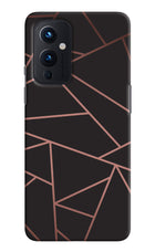 Geometric Pattern Oneplus 9 Hard Case Back Cover by Casekaro