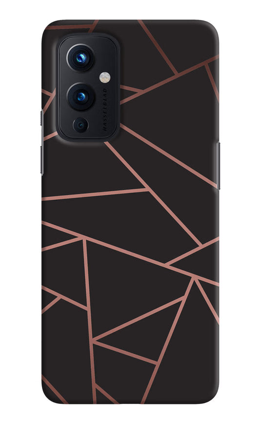 Geometric Pattern Oneplus 9 Hard Case Back Cover by Casekaro