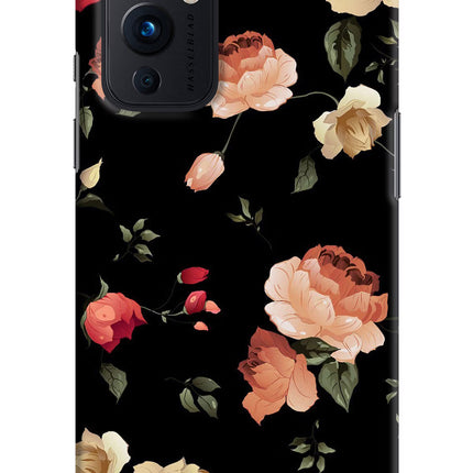 Flowers Oneplus 9 Hard Case Back Cover by Casekaro