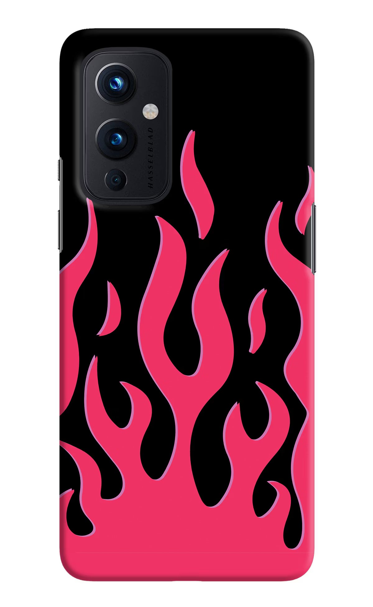 Fire Flames Oneplus 9 Hard Case Back Cover by Casekaro