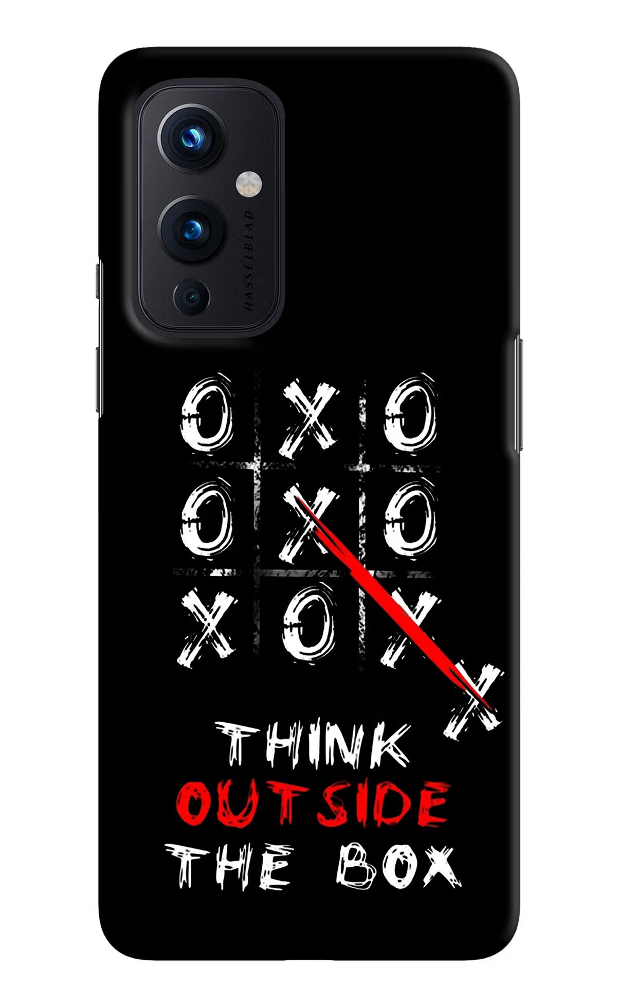 Think out of the BOX Oneplus 9 Hard Case Back Cover by Casekaro