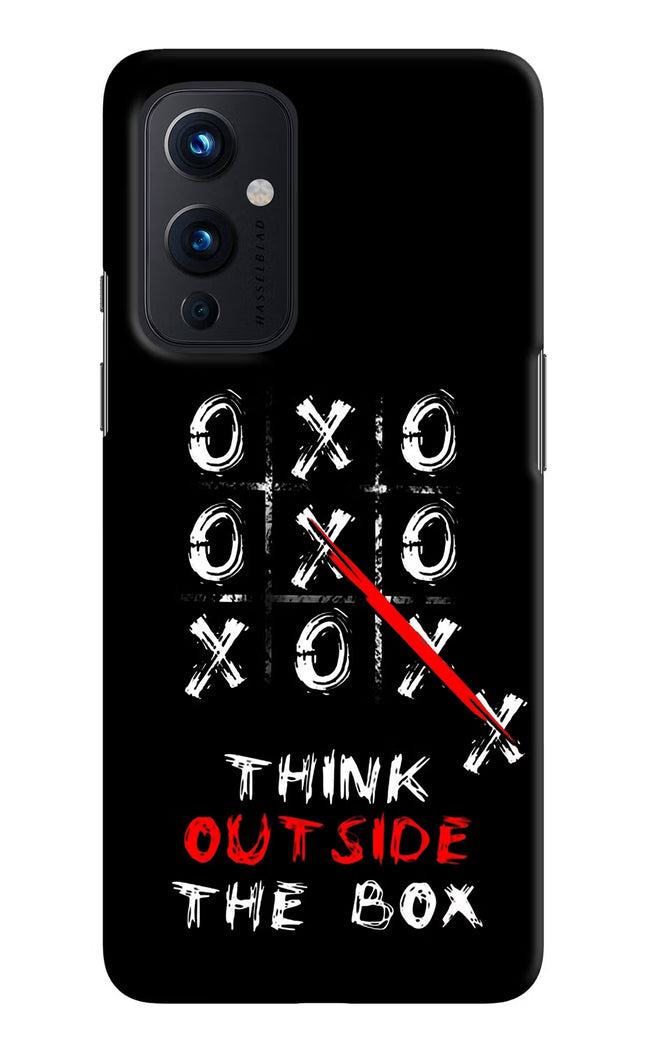 Think out of the BOX Oneplus 9 Hard Case Back Cover by Casekaro