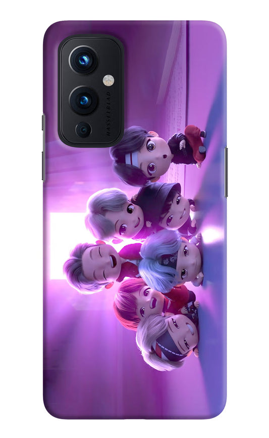 BTS Chibi Oneplus 9 Hard Case Back Cover by Casekaro