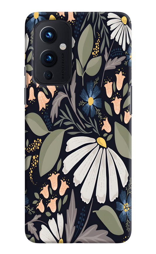 Flowers Art Oneplus 9 Hard Case Back Cover by Casekaro