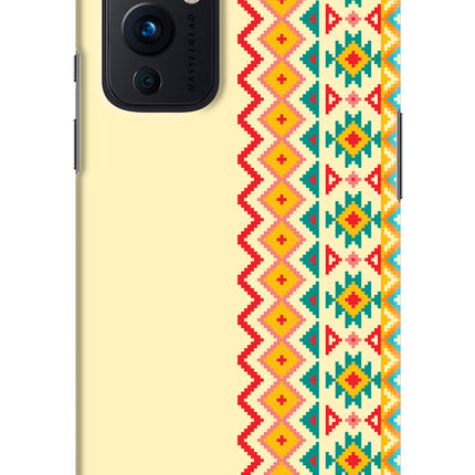 Ethnic Seamless Oneplus 9 Hard Case Back Cover by Casekaro
