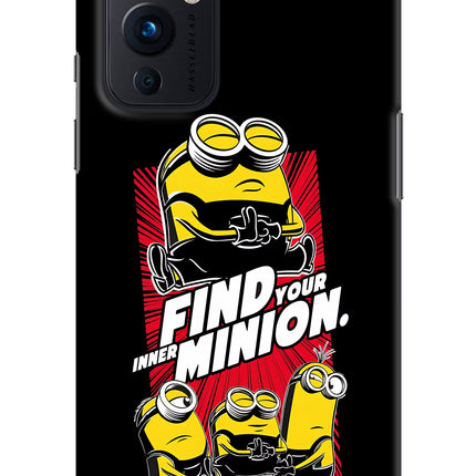 Find your inner Minion Oneplus 9 Hard Case Back Cover by Casekaro