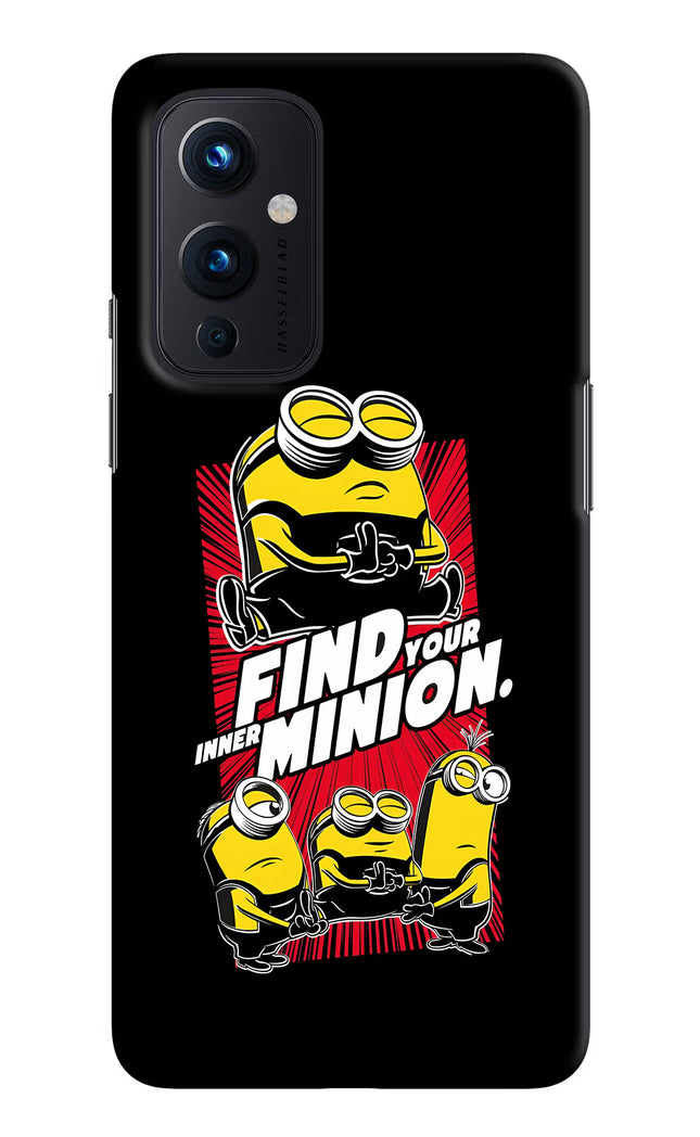 Find your inner Minion Oneplus 9 Hard Case Back Cover by Casekaro