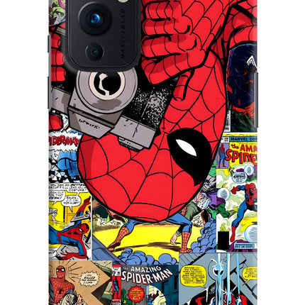 Spider Man Oneplus 9 Hard Case Back Cover by Casekaro